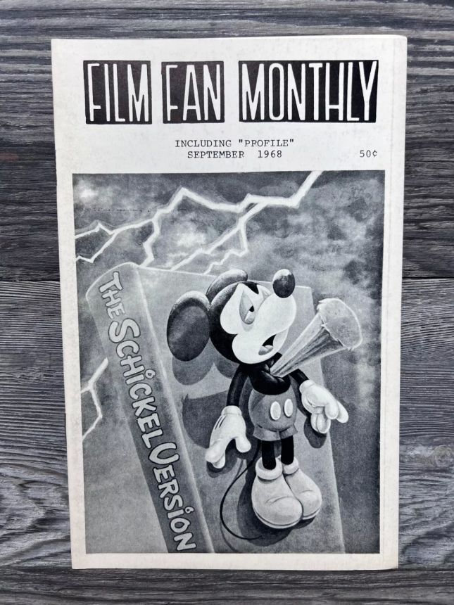 FILM FAN MONTHLY magazine side cover Issue 87 September 1968