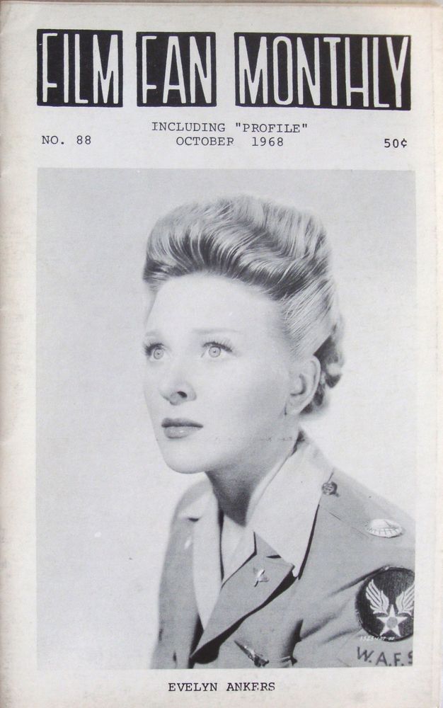 FILM FAN MONTHLY magazine side cover Issue 88 October 1968