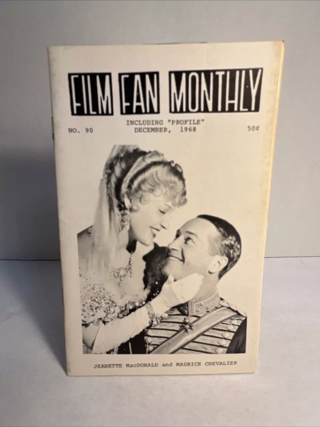 FILM FAN MONTHLY magazine side cover Issue 90 December 1968