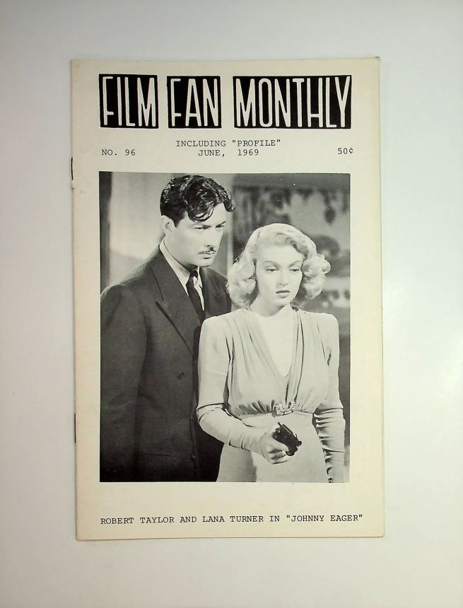 FILM FAN MONTHLY magazine side cover Issue 96 June 1969