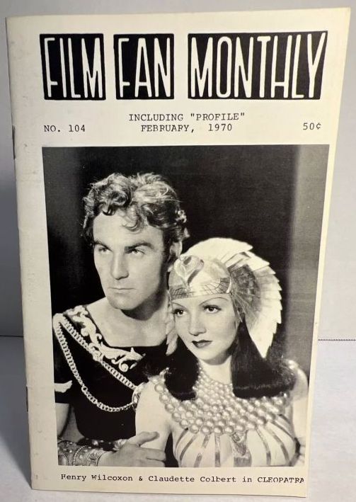 FILM FAN MONTHLY magazine cover Issue 104 February 1970