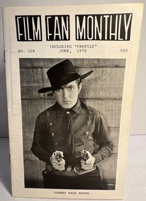 FILM FAN MONTHLY magazine cover Issue 108 June 1970