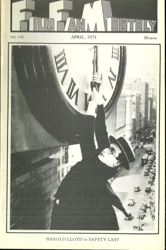 FILM FAN MONTHLY magazine side cover Issue 118 April 1971