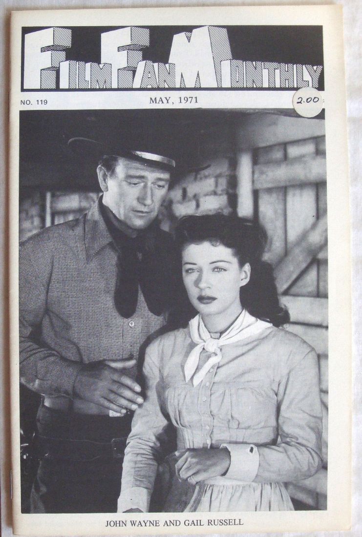 FILM FAN MONTHLY magazine side cover Issue 119 May 1971