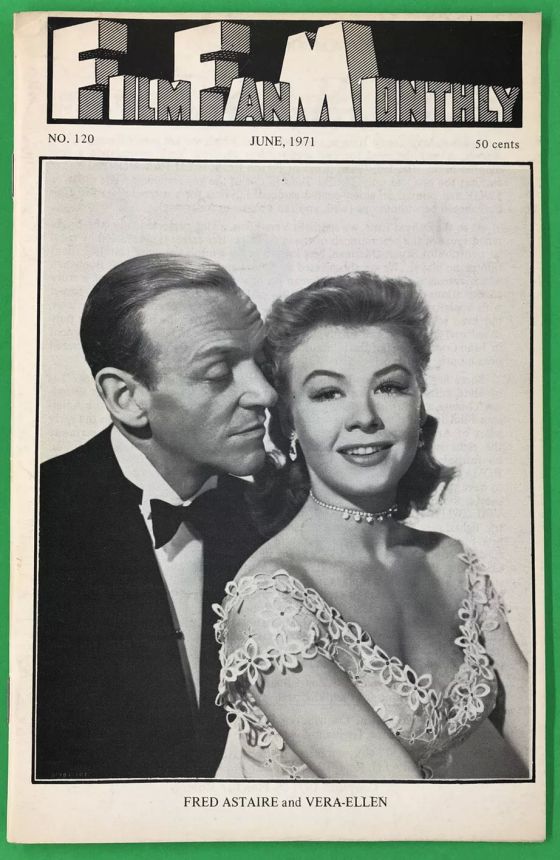 FILM FAN MONTHLY magazine side cover Issue 120 June 1971
