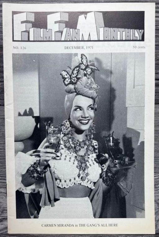 FILM FAN MONTHLY magazine cover Issue 126 December 1971