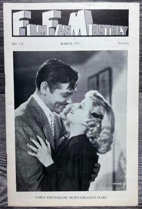 FILM FAN MONTHLY magazine cover Issue 129 March 1972