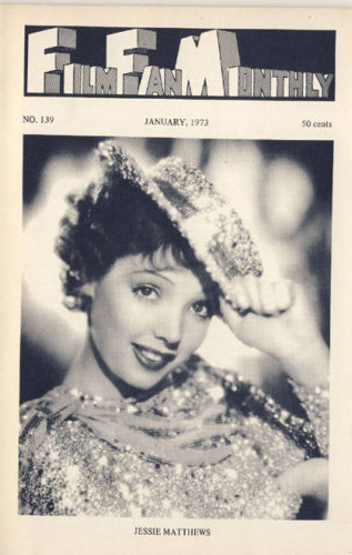 FILM FAN MONTHLY magazine side cover Issue 139 January 1973