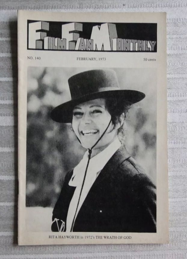 FILM FAN MONTHLY magazine side cover Issue 140 February 1973