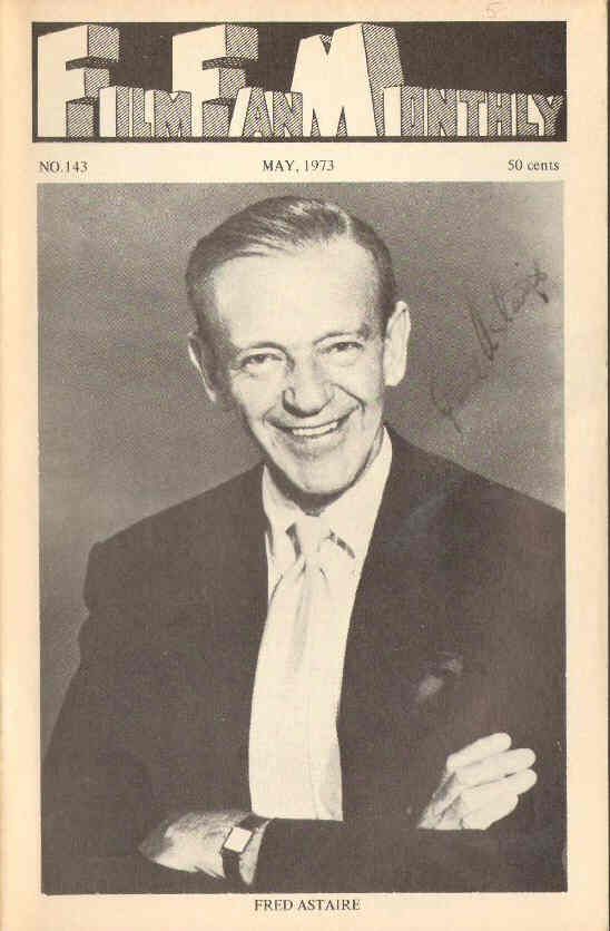 FILM FAN MONTHLY magazine side cover Issue 143 May 1973