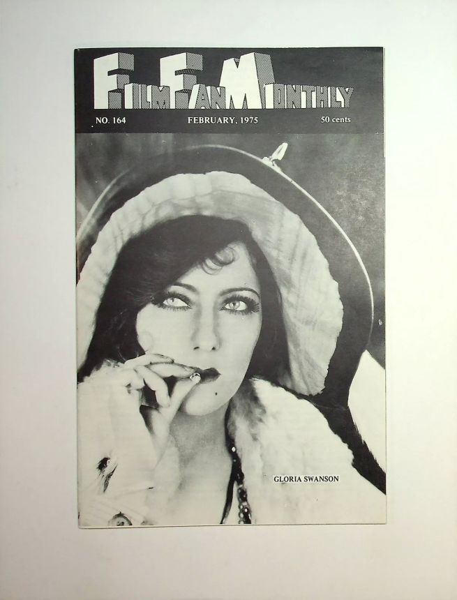 FILM FAN MONTHLY magazine side cover Issue 164 February 1975
