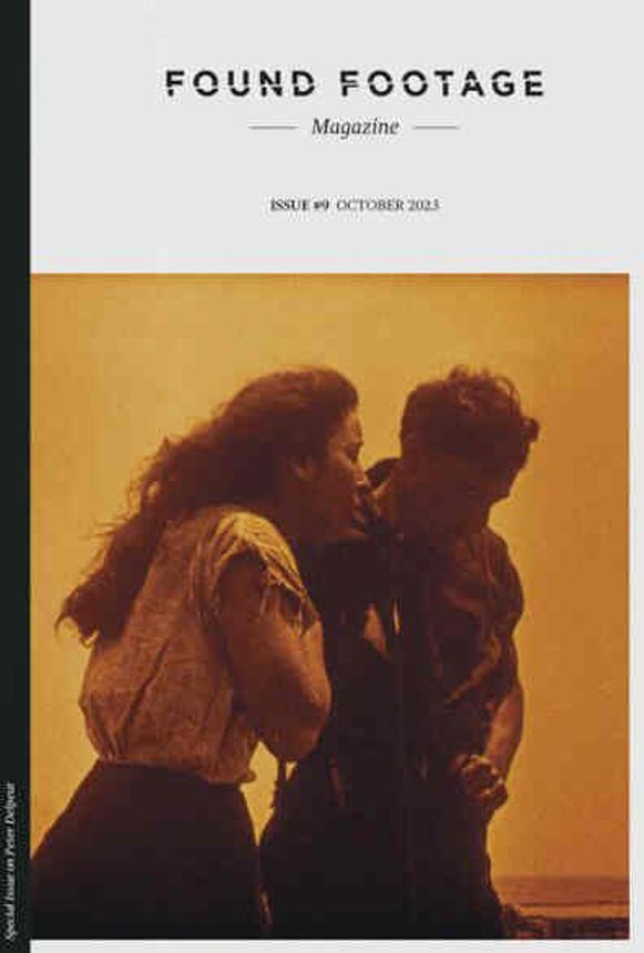 FOUND FOOTAGE MAGAZINE magazine side cover Issue 9  October 2023