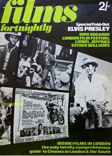 FILMS FORTNIGHTLY magazine side cover  Special  1970