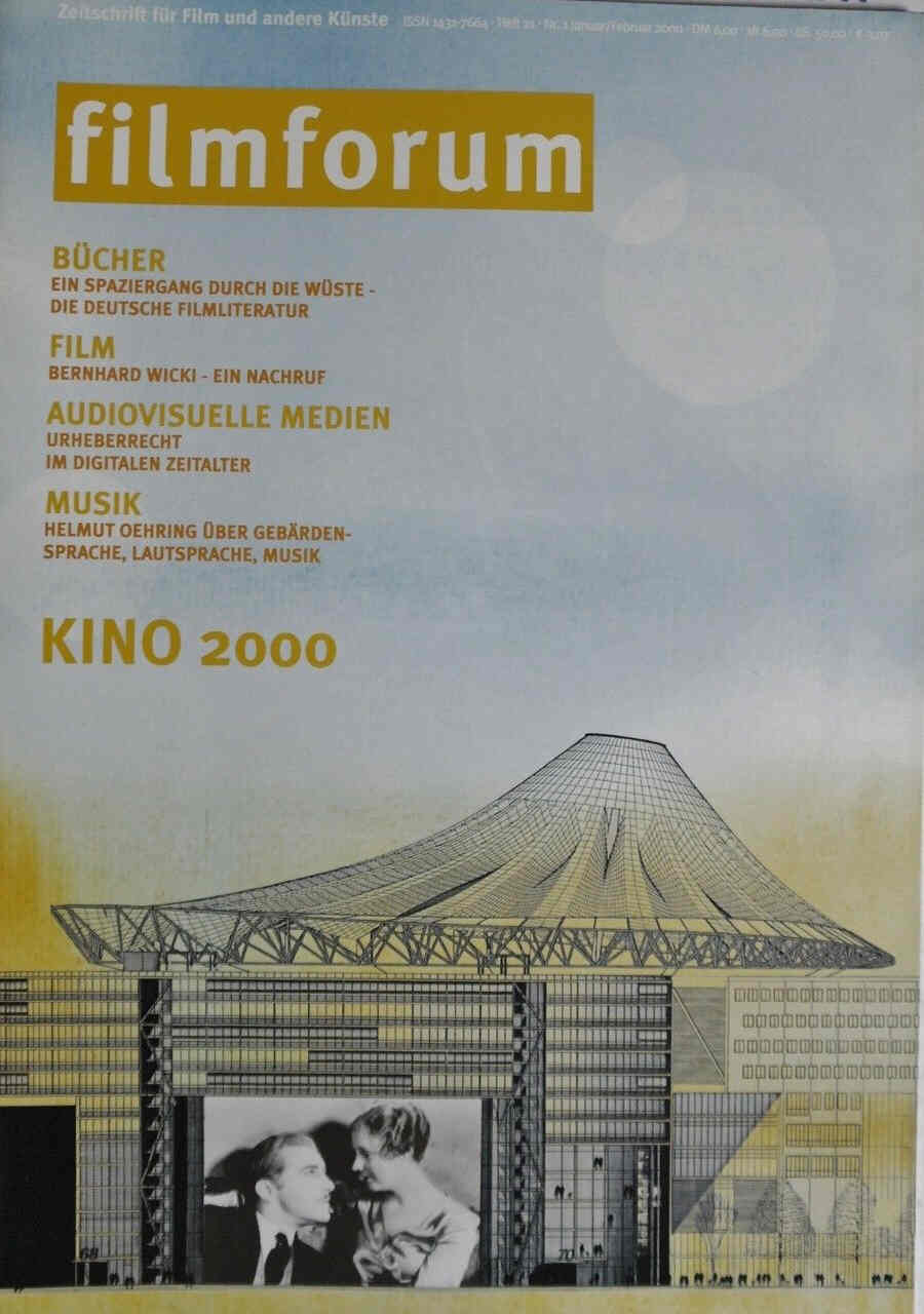 FILMFORUM (1996) magazine side cover Issue 21 January/February 2000