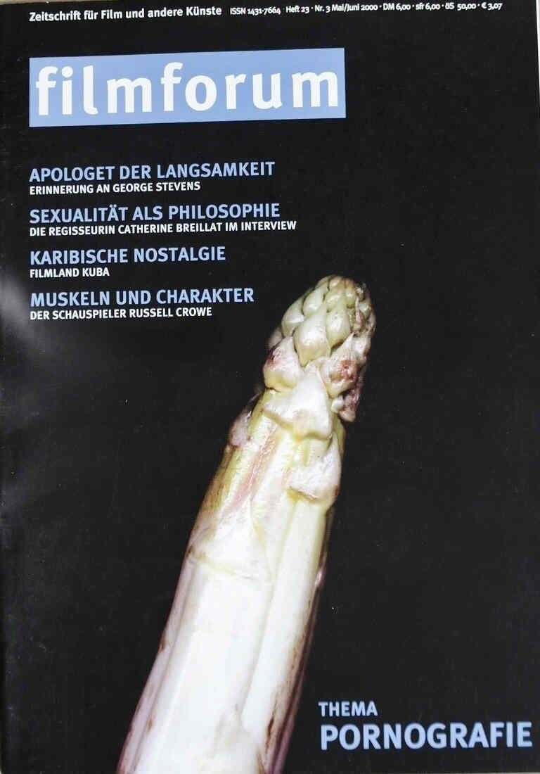 FILMFORUM (1996) magazine side cover Issue 23 May/June 2000