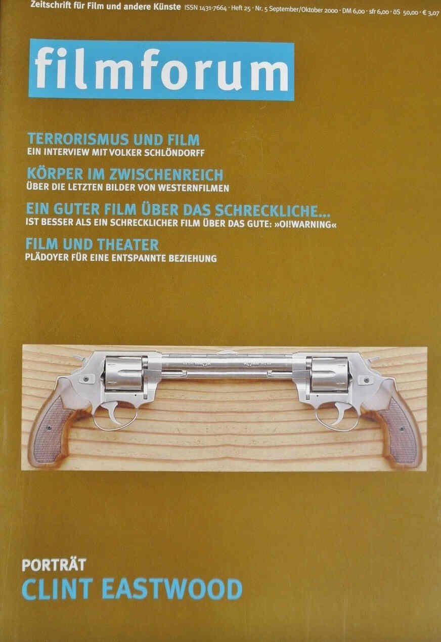 FILMFORUM (1996) magazine side cover Issue 25 September/October 2000