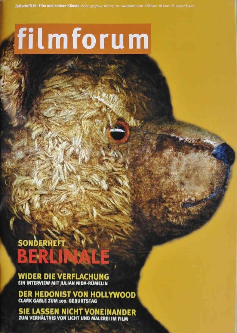 FILMFORUM (1996) magazine side cover Issue 27 March/April 2001