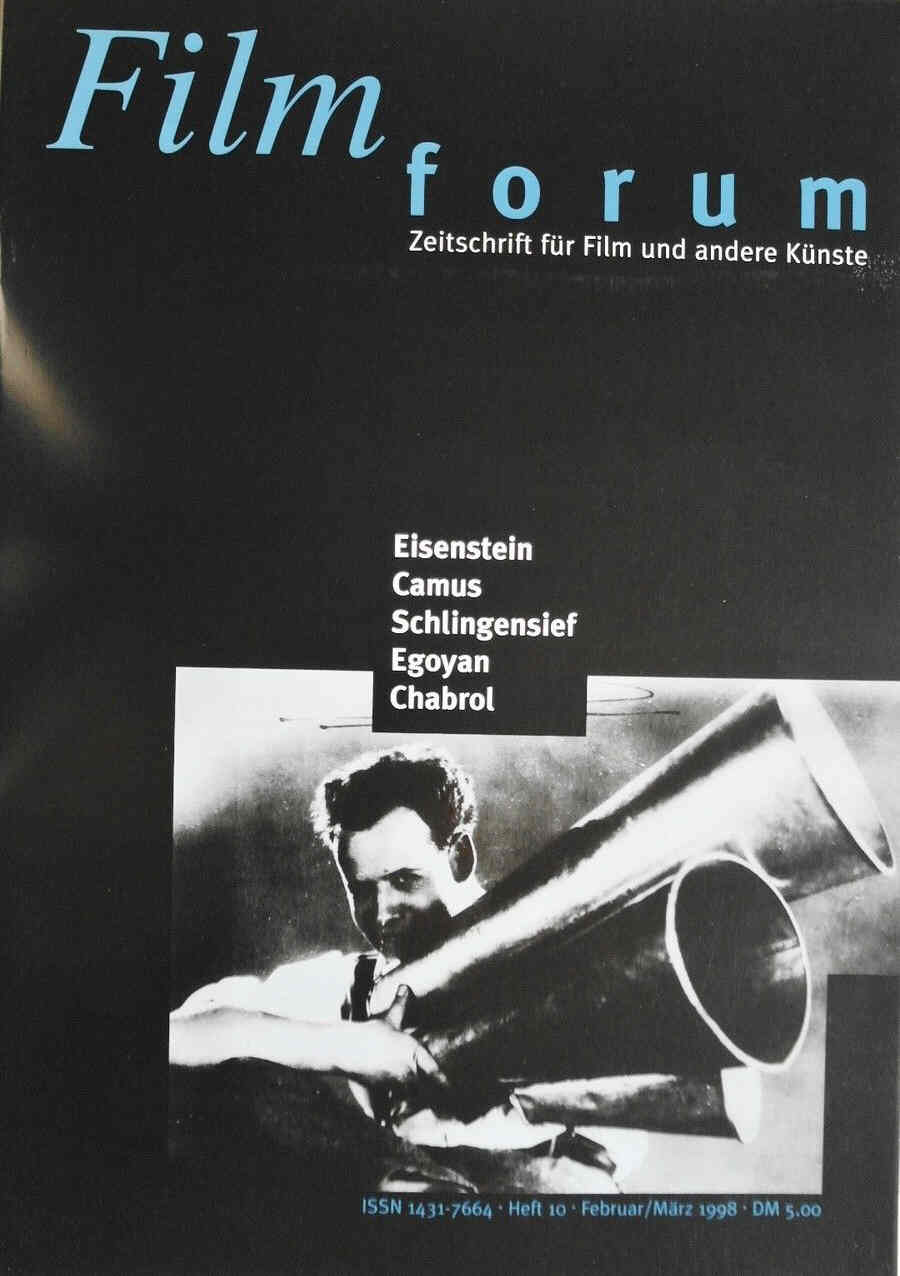 FILMFORUM (1996) magazine side cover Issue 10 February/March 1998