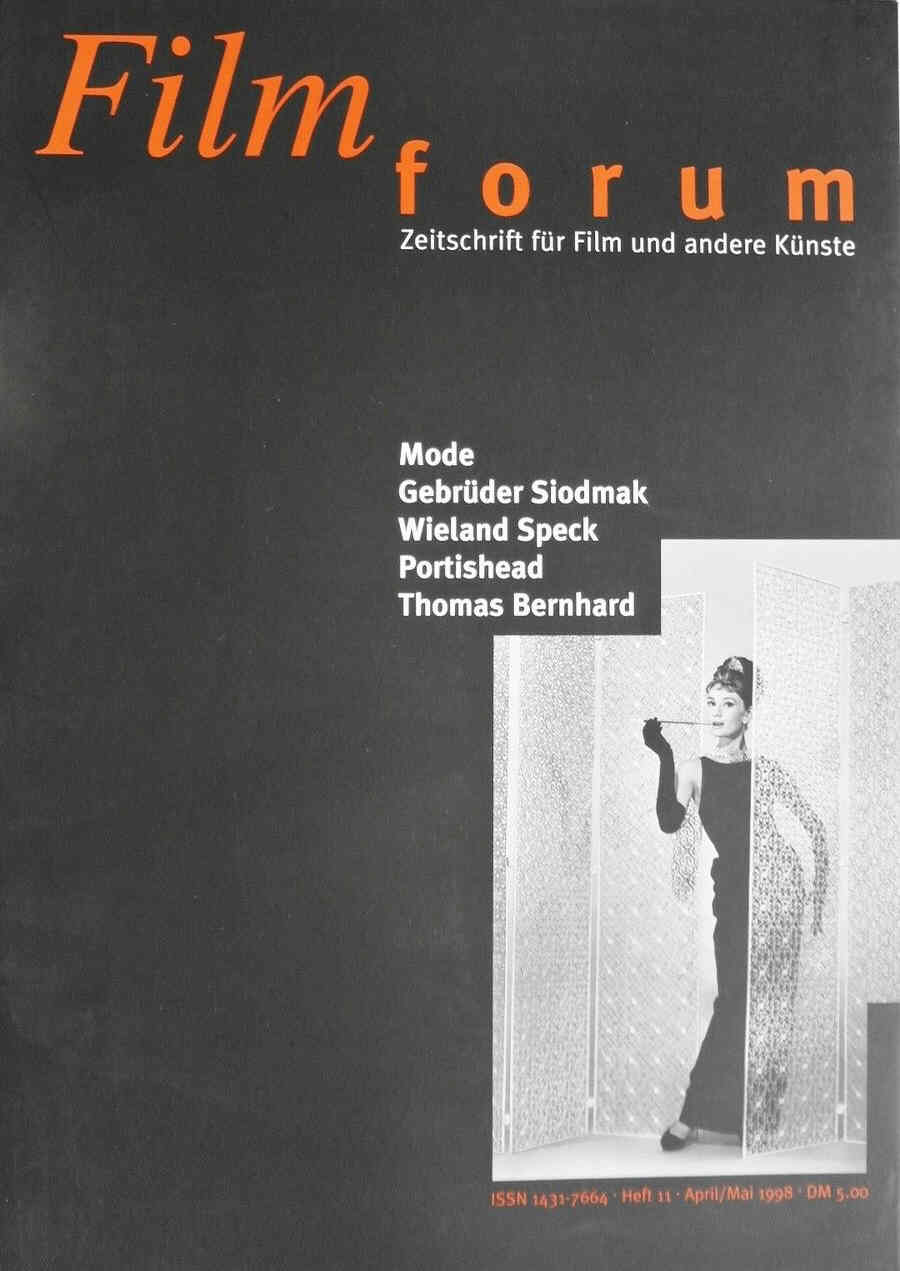 FILMFORUM (1996) magazine side cover Issue 11 April/May 1998