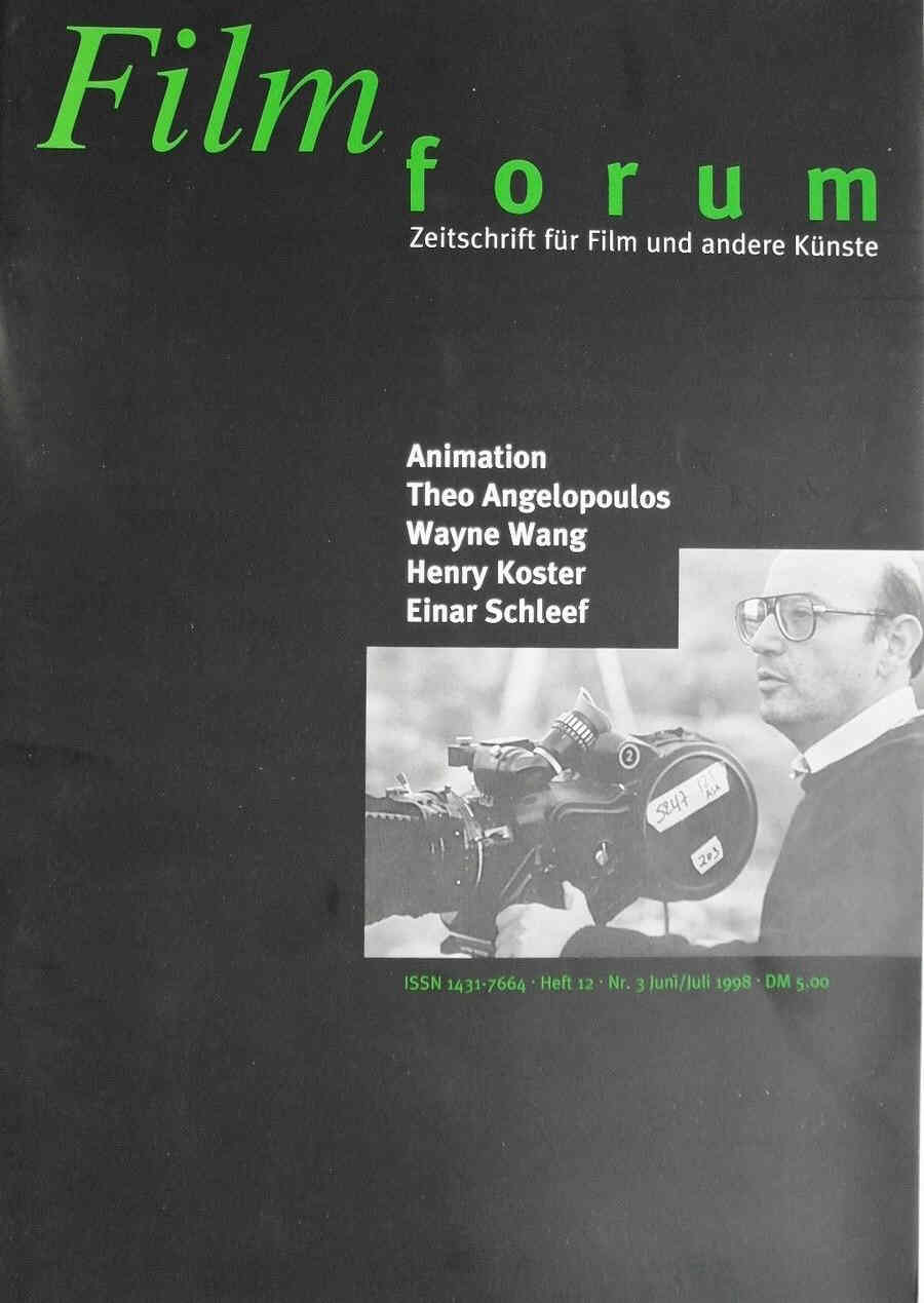 FILMFORUM (1996) magazine side cover Issue 12 June/July 1998