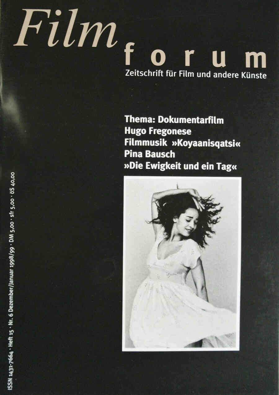 FILMFORUM (1996) magazine side cover Issue 15 December 1998