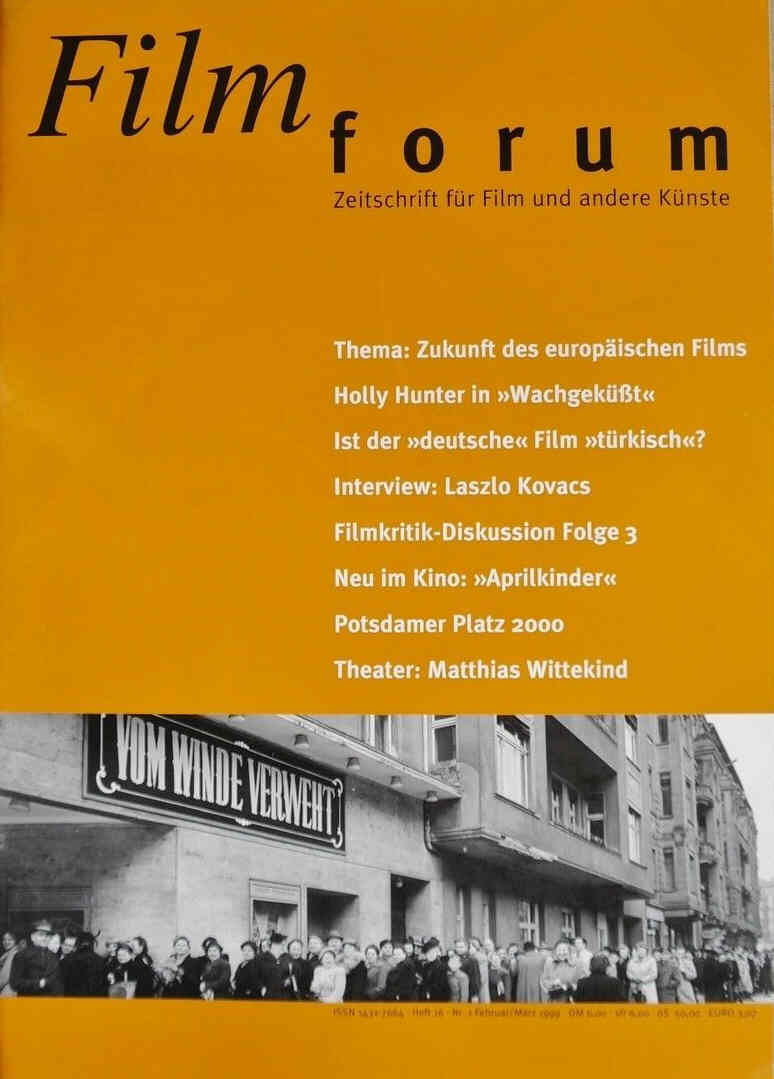 FILMFORUM (1996) magazine side cover Issue 16 February/March 1999