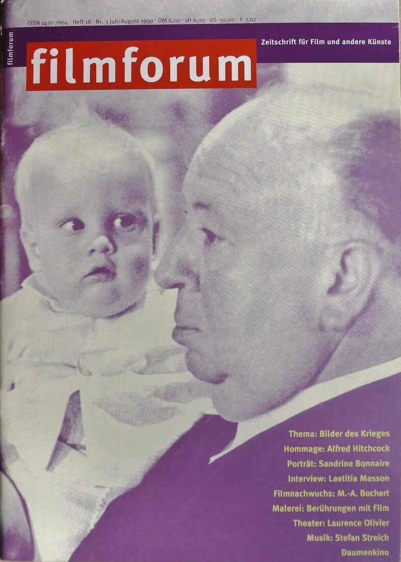 FILMFORUM (1996) magazine side cover Issue 18 July/August 1999