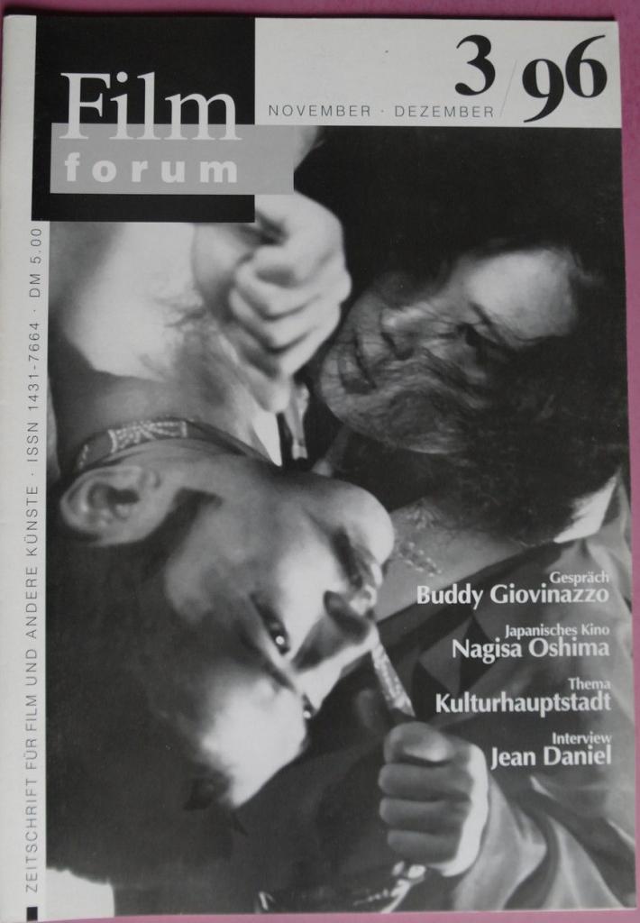 FILMFORUM (1996) magazine side cover Issue 3 November/December 1996