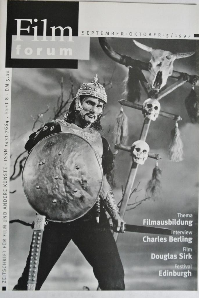 FILMFORUM (1996) magazine side cover Issue 5 September/October 1997