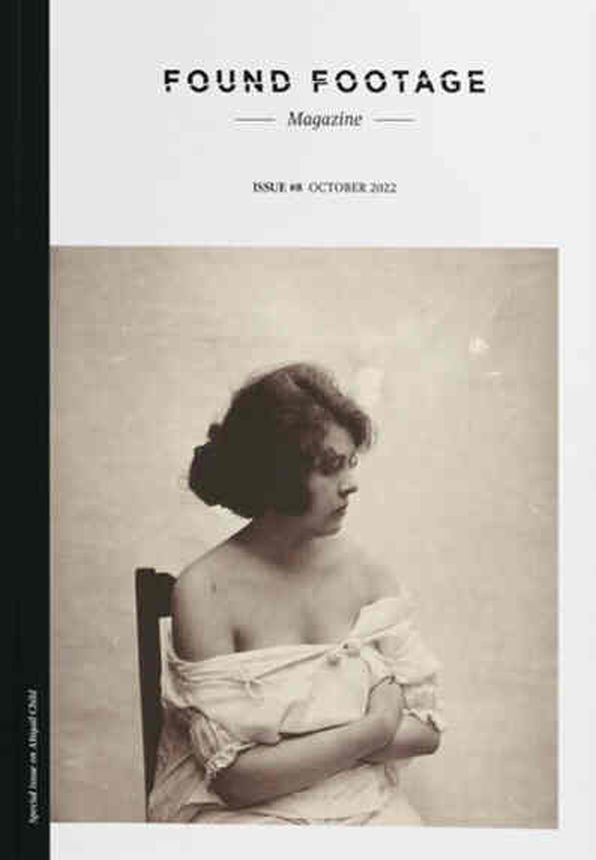 FOUND FOOTAGE MAGAZINE magazine side cover Issue 8  October 2022
