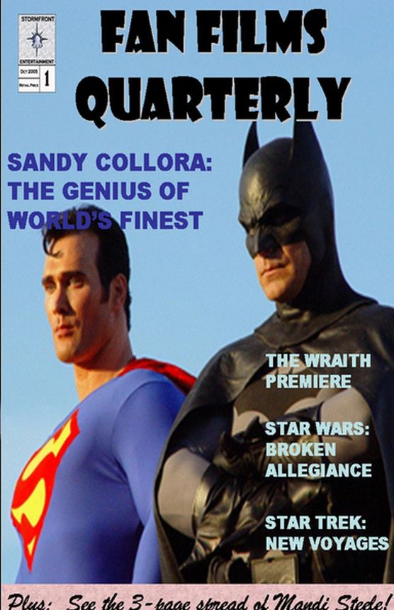 FAN FILMS QUARTERLY magazine side cover Issue 1 September 2005