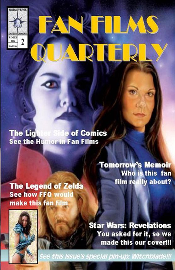 FAN FILMS QUARTERLY magazine side cover Issue 2 Winter 2005
