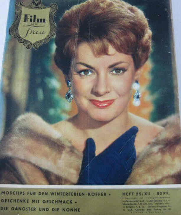 FILM UND FRAU magazine side cover Issue 25   1960