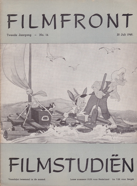 FILMFRONT-FILMSTUDIEN magazine side cover Issue 14  Vol 2 No  14 30 July 1949