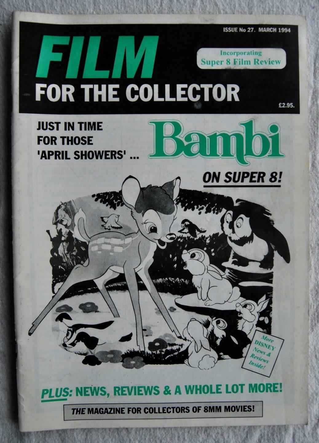 FILM FOR THE COLLECTOR magazine side cover Issue 27  March 1994