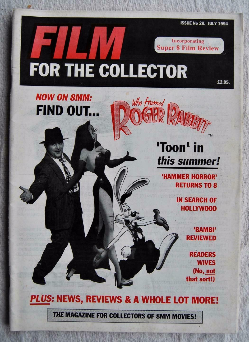 FILM FOR THE COLLECTOR magazine side cover Issue 28  July 1994