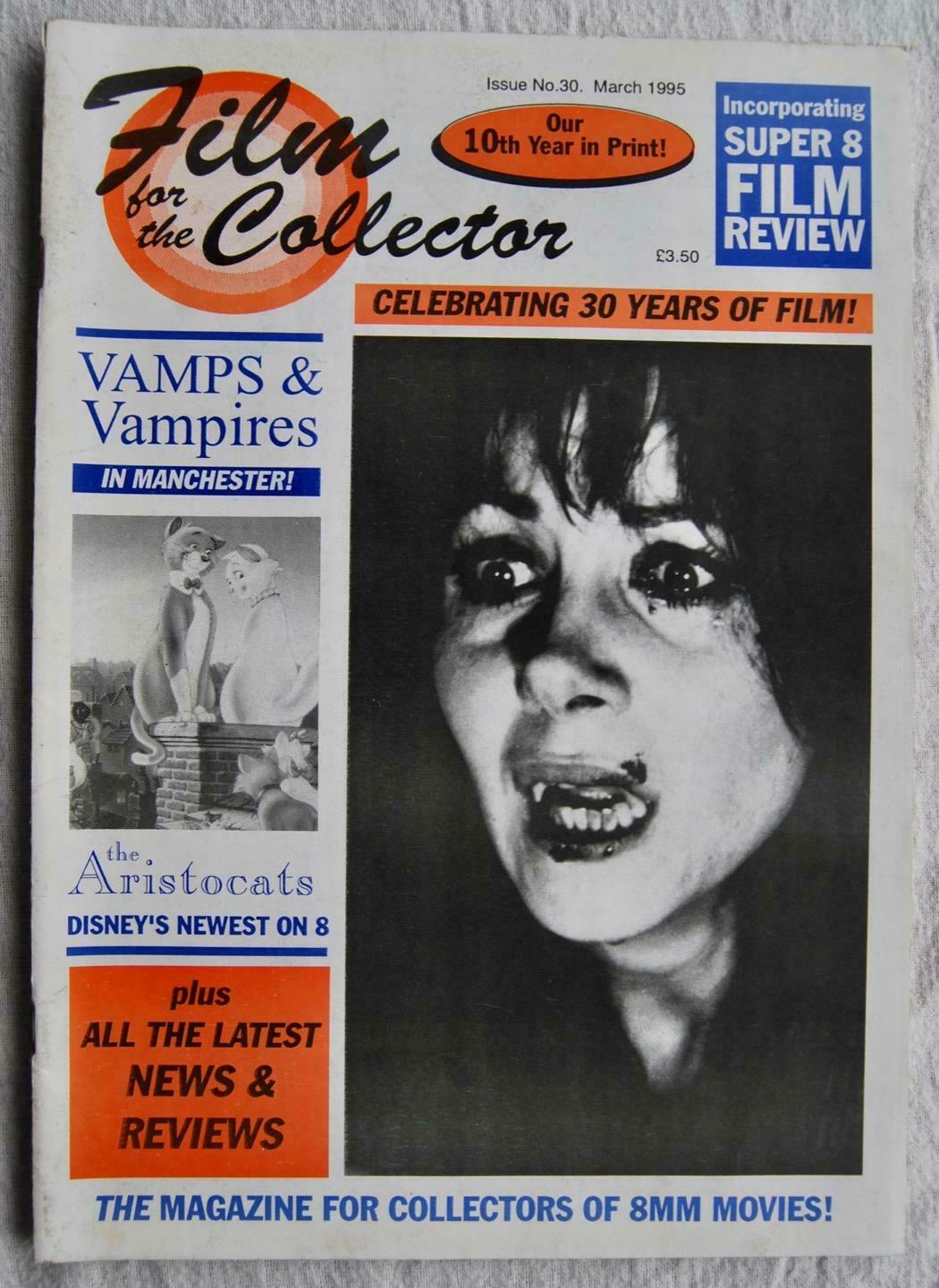 FILM FOR THE COLLECTOR magazine side cover Issue 30  March 1995