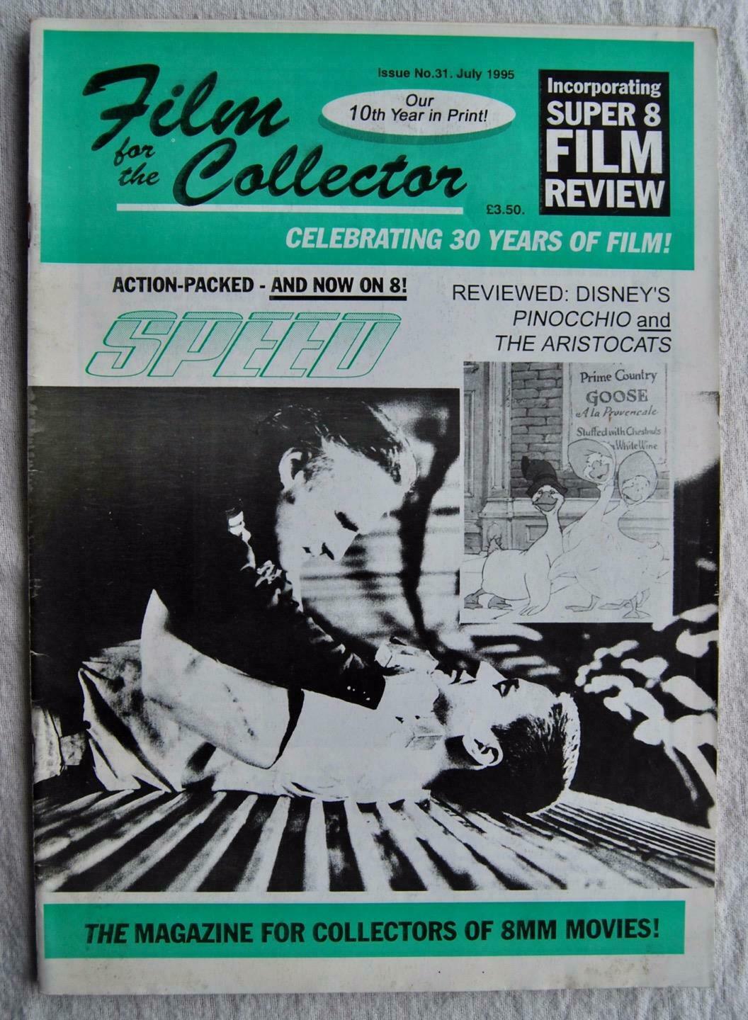 FILM FOR THE COLLECTOR magazine side cover Issue 31  July 1995