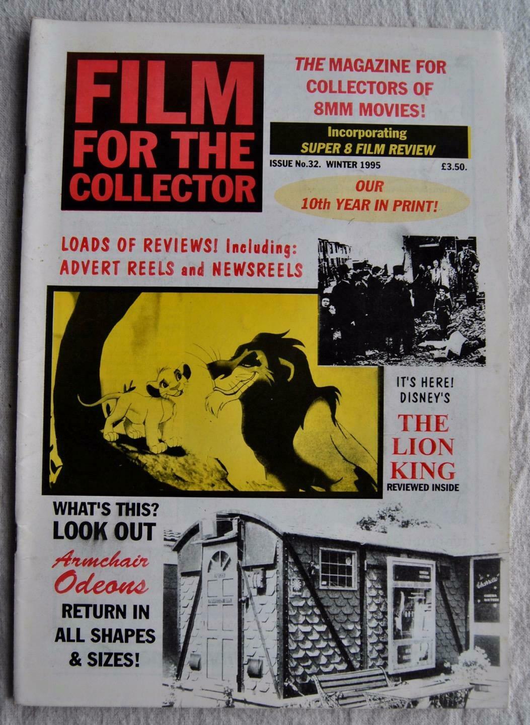FILM FOR THE COLLECTOR magazine side cover Issue 32 Winter 1995