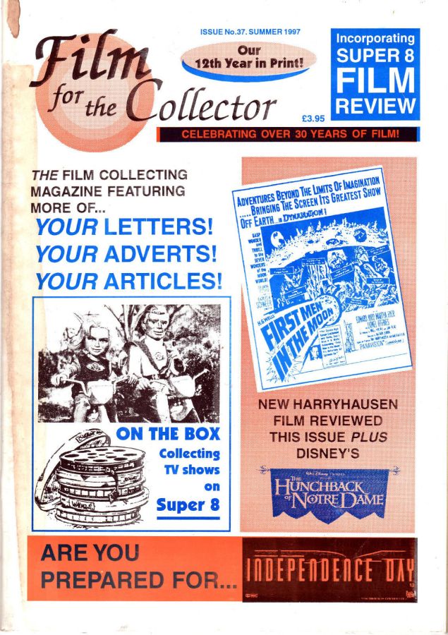 FILM FOR THE COLLECTOR magazine side cover Issue 37 Summer 1997