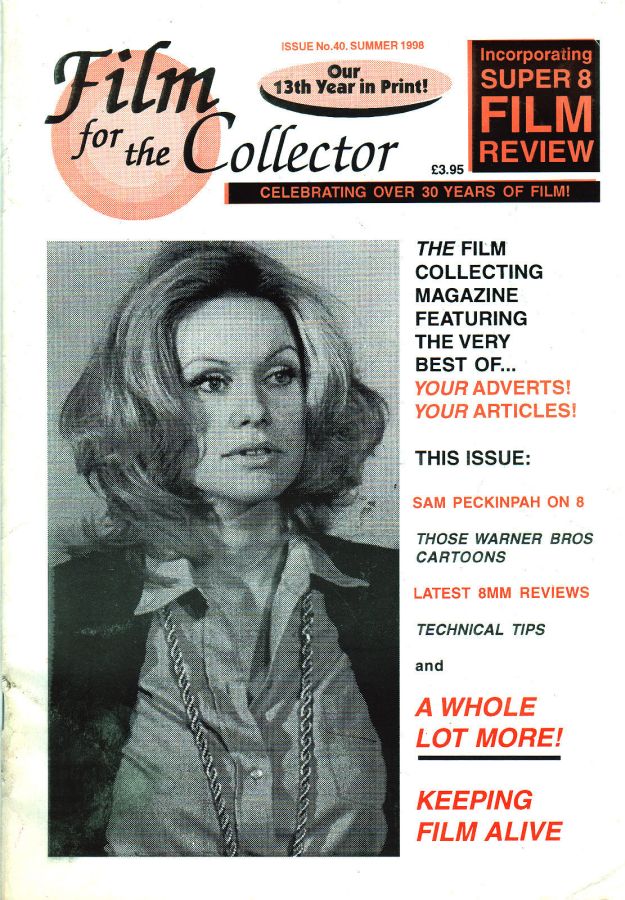 FILM FOR THE COLLECTOR magazine side cover Issue 40 Summer 1998