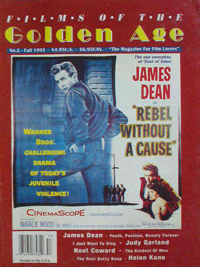 FILMS OF THE GOLDEN AGE magazine side cover Issue 2 Fall 1995