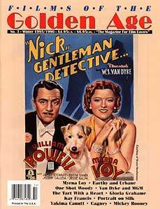 FILMS OF THE GOLDEN AGE magazine side cover Issue 3 Winter 1995
