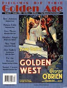 FILMS OF THE GOLDEN AGE magazine side cover Issue 5 Summer 1996