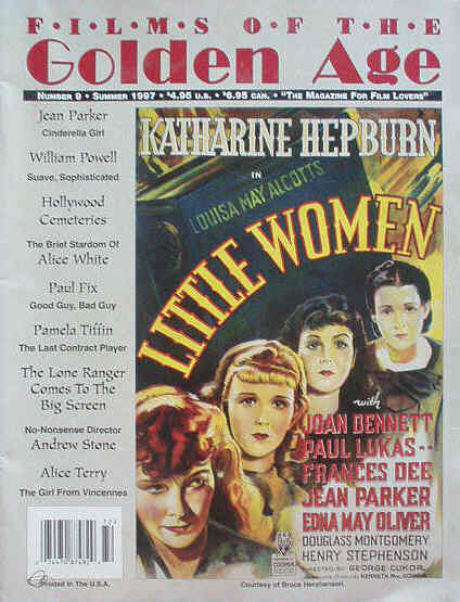 FILMS OF THE GOLDEN AGE magazine side cover Issue 9 Summer - June/July/August 1997