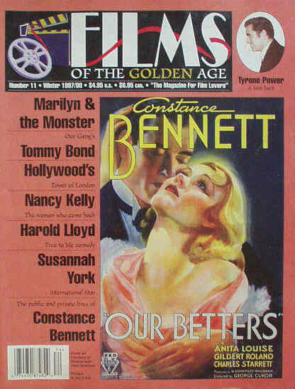 FILMS OF THE GOLDEN AGE magazine side cover Issue 11 Winter - December/Jan./Feb. 1997