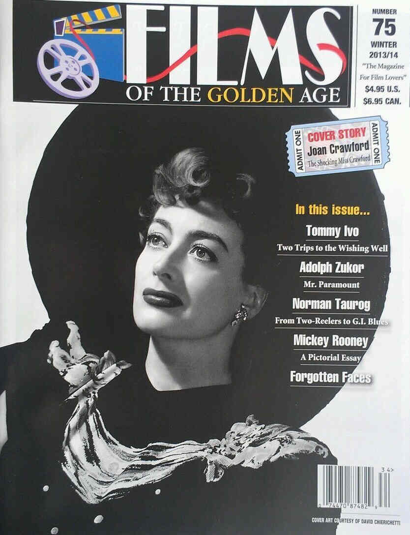 FILMS OF THE GOLDEN AGE magazine side cover Issue 75 Winter 2013