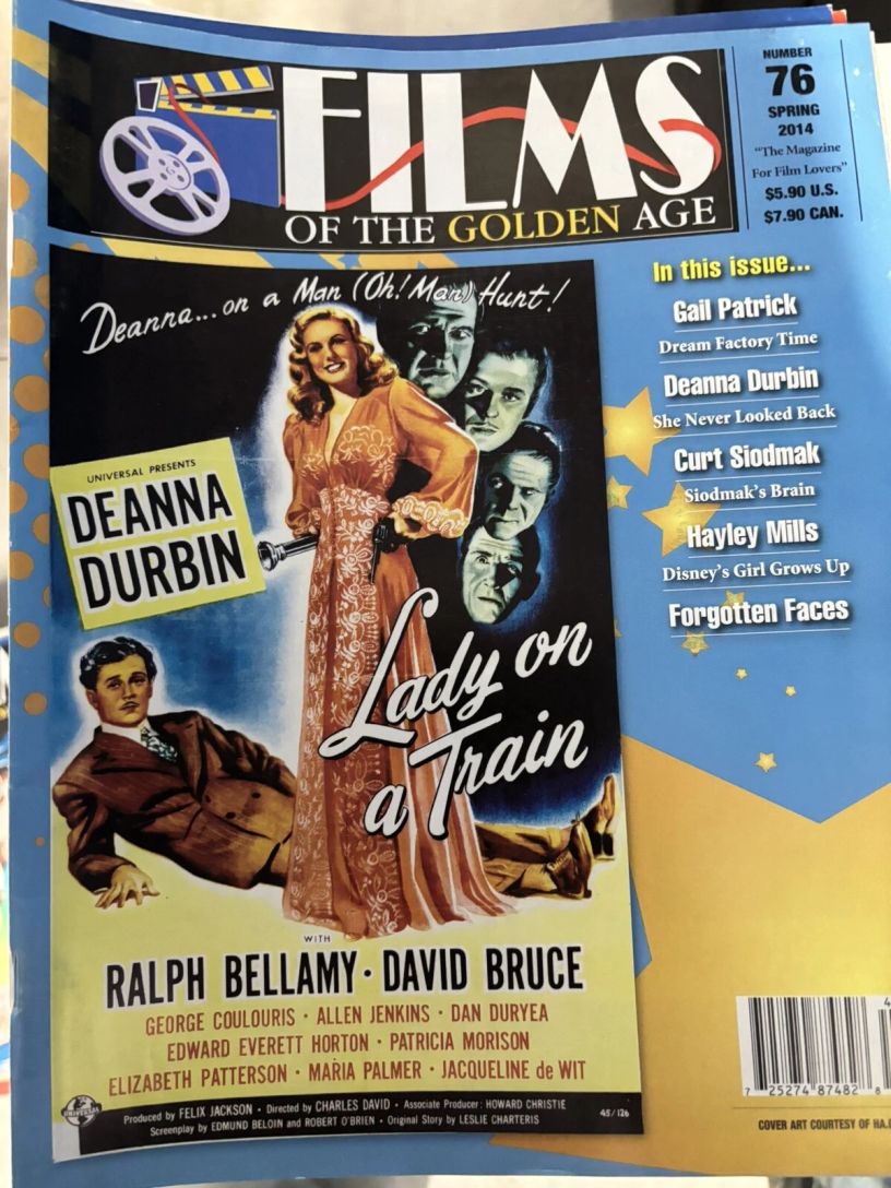 FILMS OF THE GOLDEN AGE magazine side cover Issue 76 Spring 2014