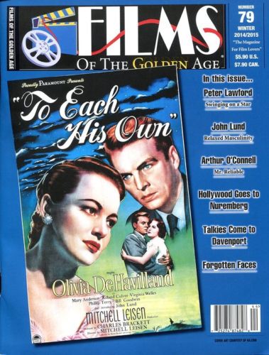FILMS OF THE GOLDEN AGE magazine side cover Issue 79 Winter 2014