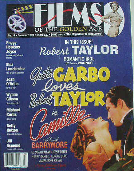FILMS OF THE GOLDEN AGE magazine side cover Issue 17 Summer - June/July/August 1999